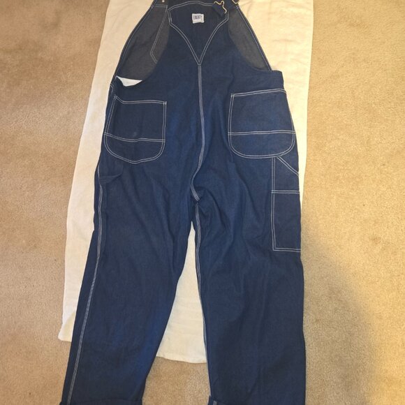 Liberty Denim Overalls – Classic Workwear Bib Style (Men’s L/XL) - Picture 4 of 4